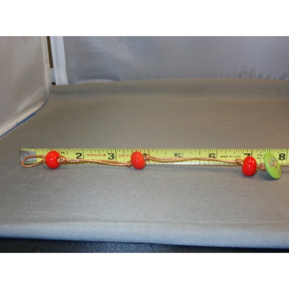 4 Handmade tree of life button leather Bracelets Lot size 7.5 to 8 inches - Picture 6 of 7